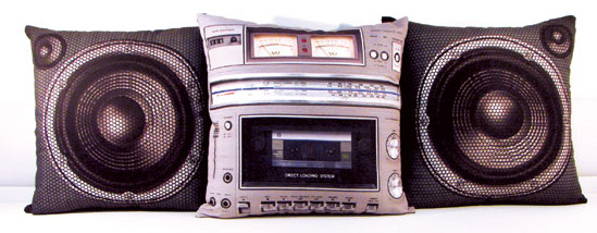 boombox kopfkissen